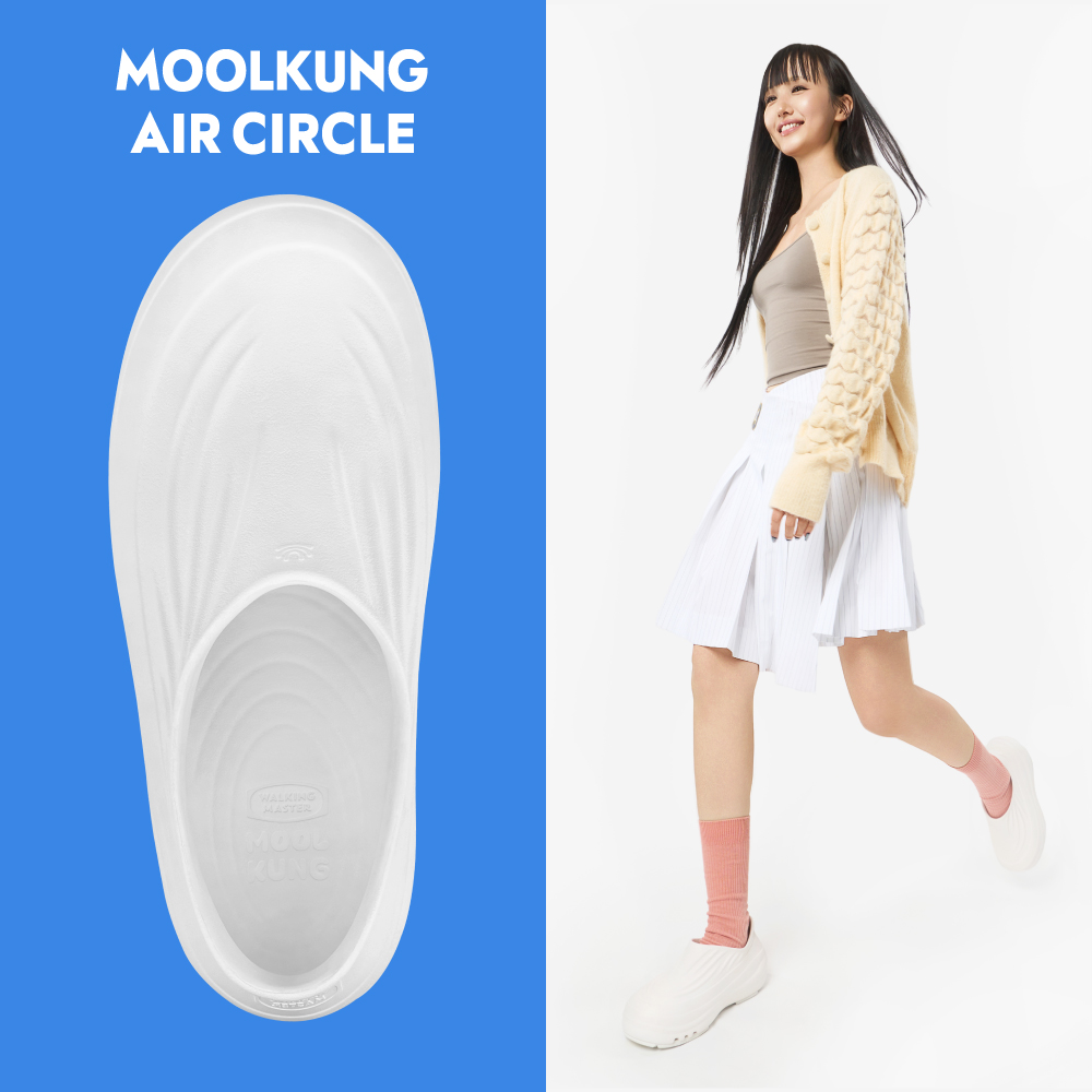 물컹 에어서클 클로그 슈즈 발편한 운동화 4E 신발 발볼넓은 운동화 신발 족저근막염 운동화 - 상세 이미지 5
