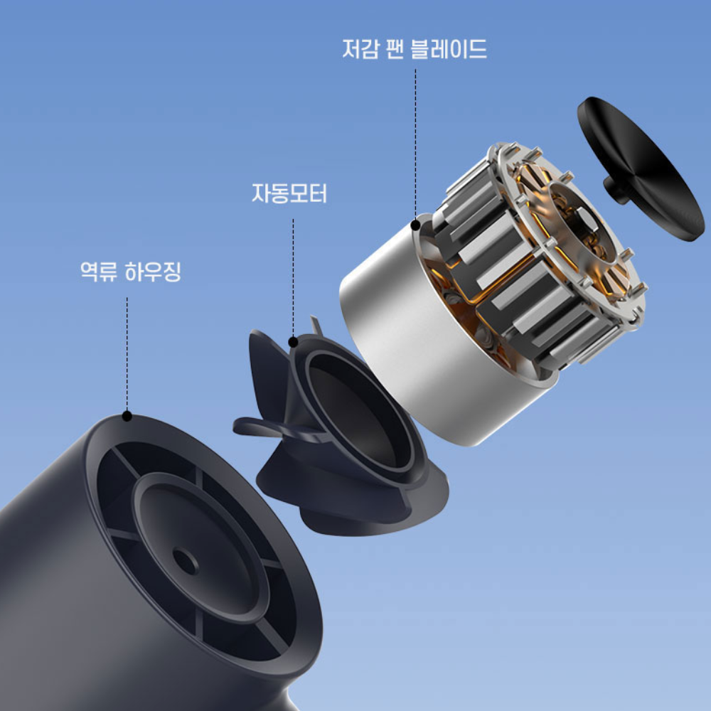 Void 초광각 바람 핸디선풍기 목풍기 탁상용선풍기 저소음 손풍기 이미지 7
