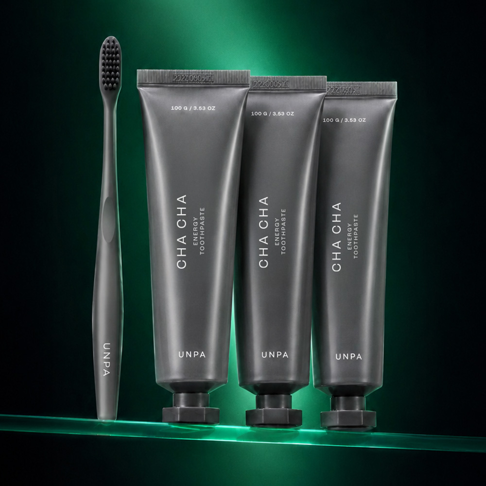 언파 차차 에너지 잇몸치약 잇몸질환 예방 진지발리스균 99.9% 제거 100g, 3개