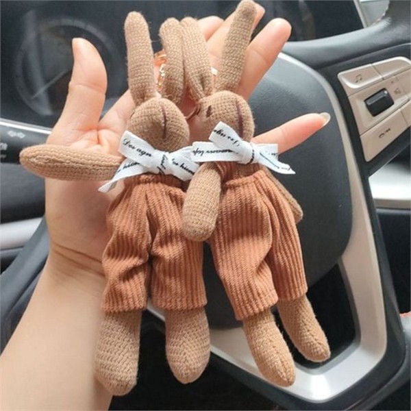 악세사리 토끼 인형 열쇠고리 가방 인형 열쇠고리 - 상품 이미지