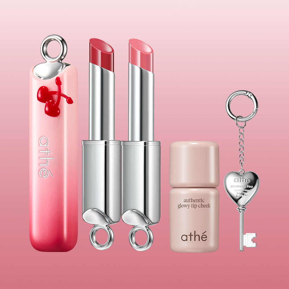 athe 아떼 어센틱 립 글로이 밤 3.5g x 2개 SET