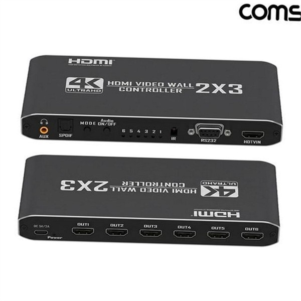 2x3 hdmi 비디오 월 분배기 2x3 30hz 4k hdmi 분배기 - 상품 이미지