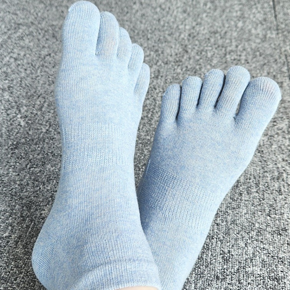 국산 편안한 여자 발가락양말 10켤레세트 면 무지 발목 여성양말 박대표마켓 - 상세 이미지 4