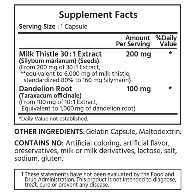 마이라이프내추럴스 밀크씨슬 2000mg 알약 60캡슐, 4개 - 상세 이미지 4