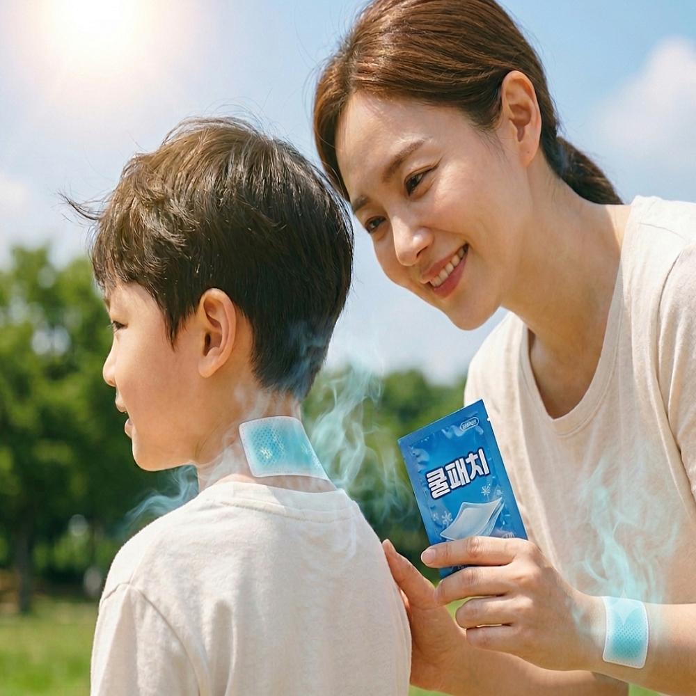 붙이는 저자극 아이스 쿨링 패치 냉패치 냉각 시트 1P - 상품 이미지