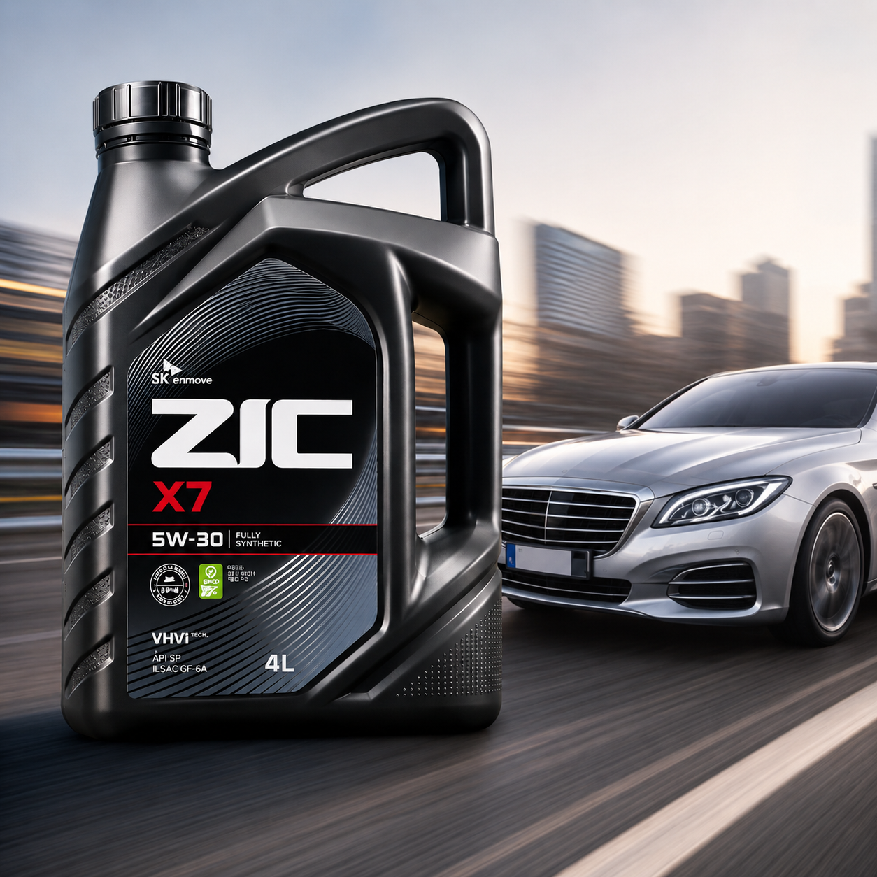 ZIC X7 5w30 4L 지크 엔진오일 4리터 가솔린 - 메인 이미지