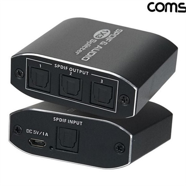 옵티컬 광 오디오 분배기 1x3 1x3 spdif 분배기 토스링크 고음질 - 상품 이미지
