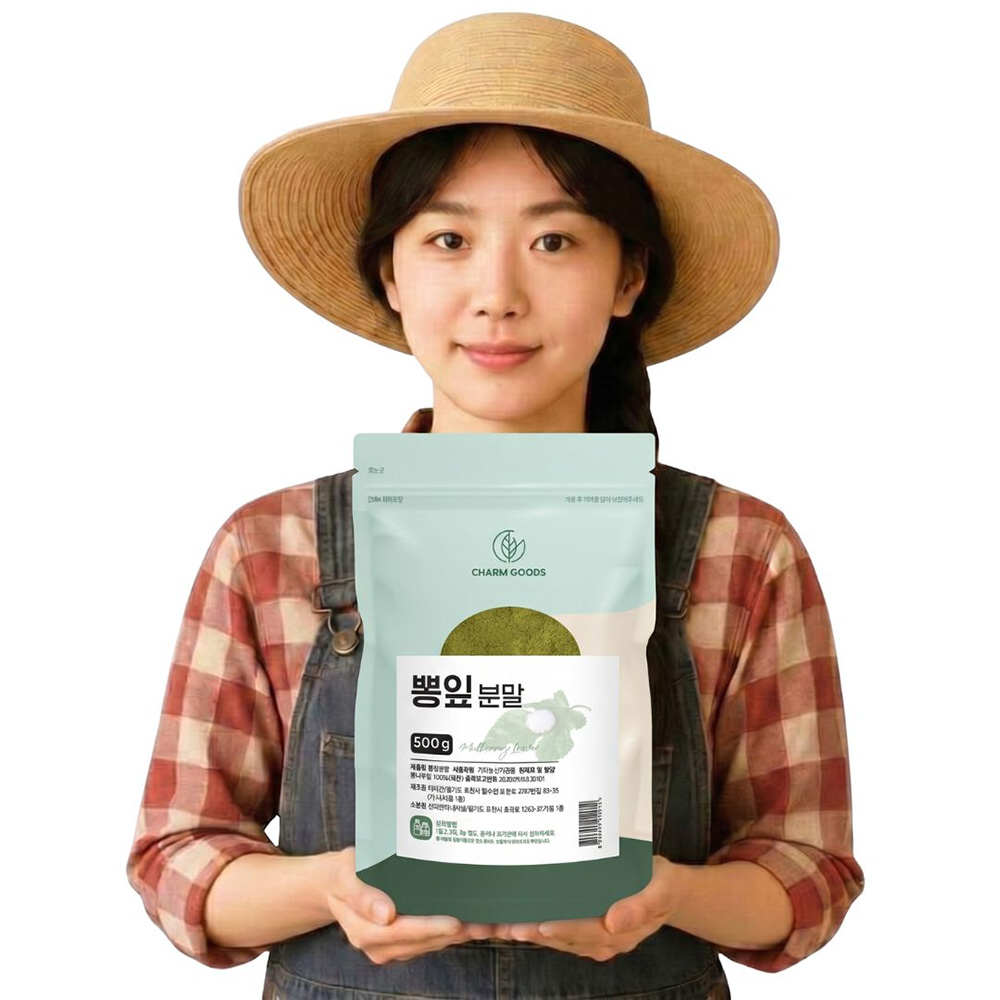 고창 뽕잎 가루 분말 100% 국산 고창뽕잎가루 뽕잎분말 1kg + 스푼 - 상세 이미지 5