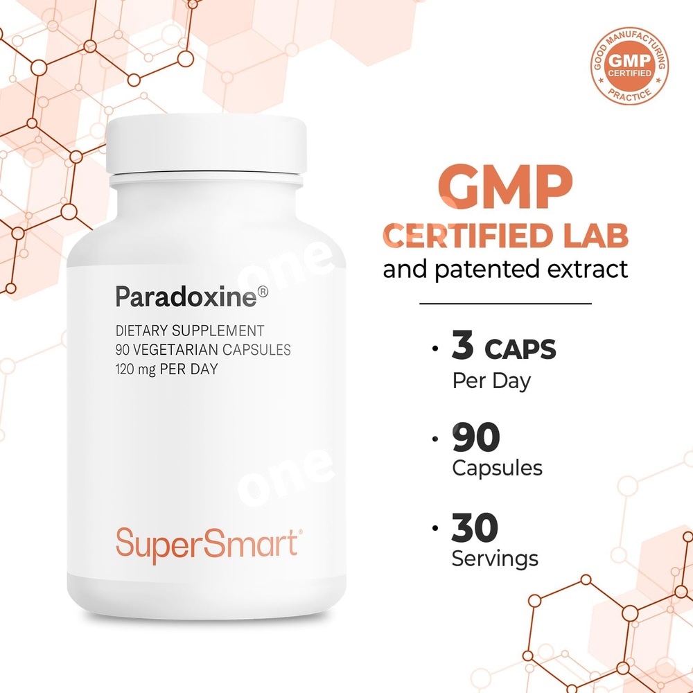 Supersmart Paradoxine 그레인즈오브파라다이스 추출물 1일 120mg 90베지캡슐 3개 허브추출물 - 상세 이미지 5
