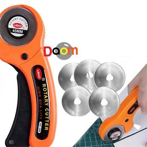 핸드메이드 원단 재단 칼 45mm 수예용 퀼트 재단 커터 패치워크 - 상품 이미지