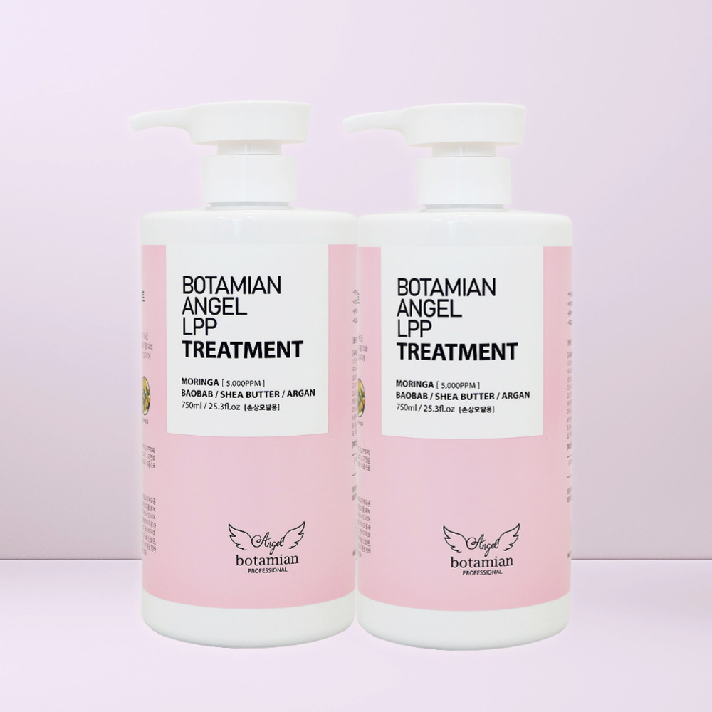 보타미안엔젤 LPP 트리트먼트 극손상 단백질 헤어팩 머리 영양제 과일, 750ml, 2개 상품 이미지