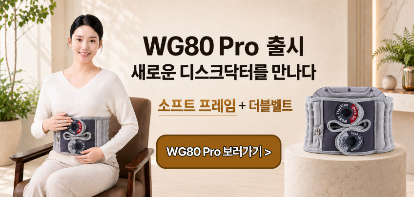 허리보호대 허리견인기 WG50 G2 공기주입식 복대 견인치료 의료기기 판매처 상세 정보 이미지 2