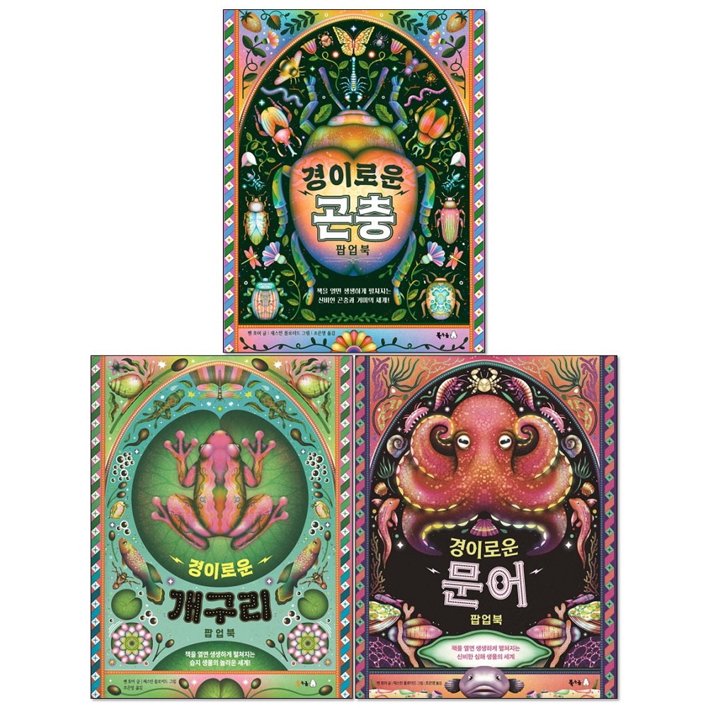 경이로운 팝업북 곤충+문어 3종 세트 상품 이미지