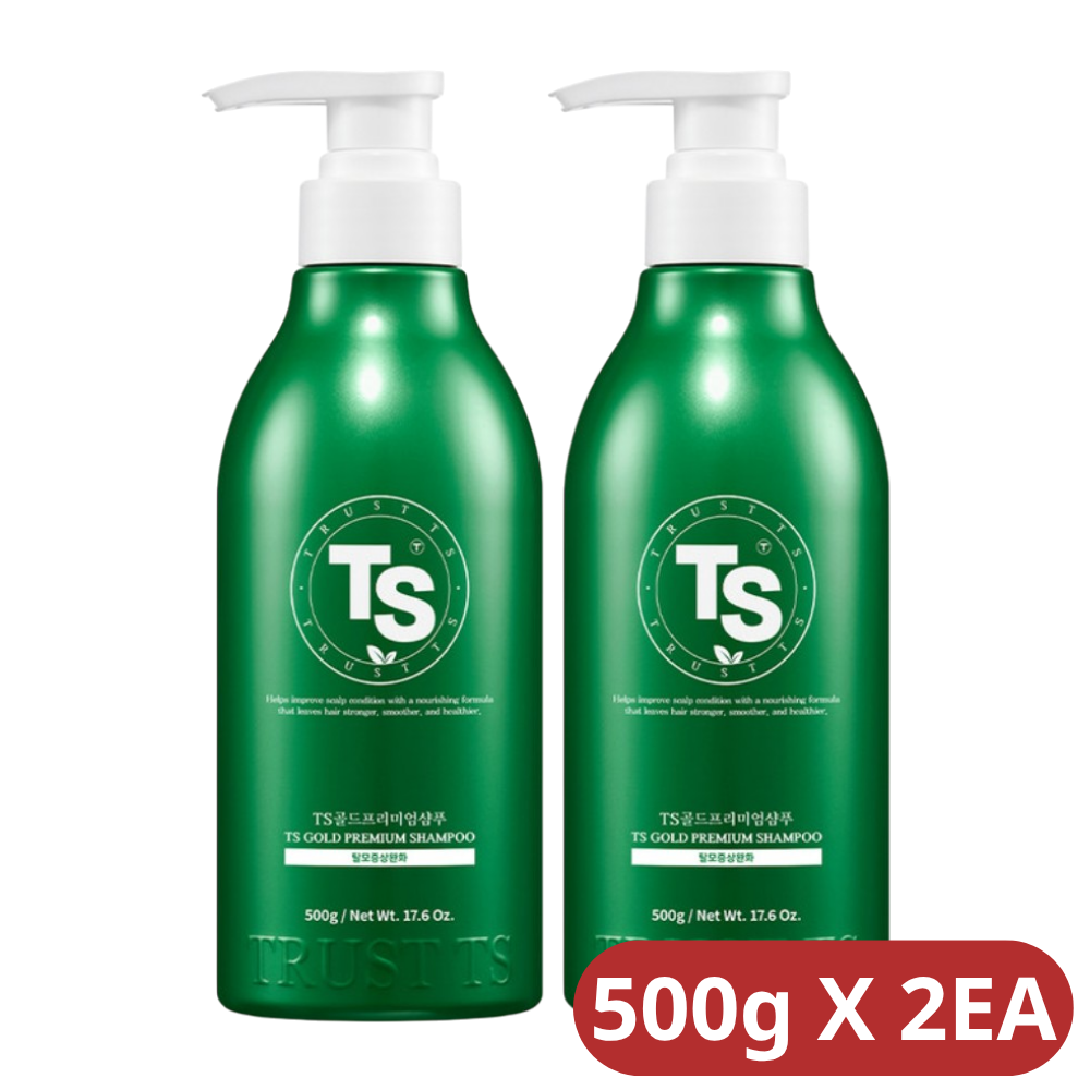 TS 골드프리미엄 샴푸 + 소분 파우치 500g, 2개 - 상세 이미지 3