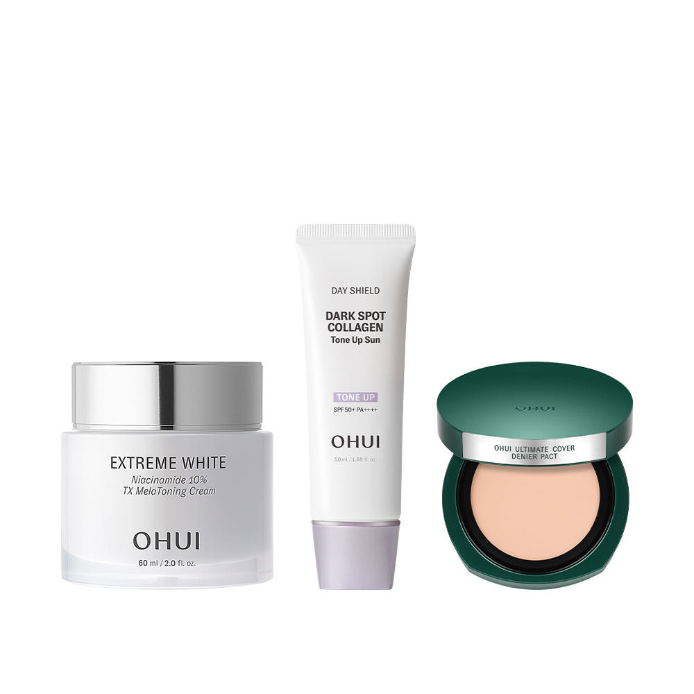 [라운지전용] 오휘 멜라토닝 기미크림 60ml + 콜라겐 톤업선 50ml + 데니어 팩트(본품+리필) - 상세 이미지 2