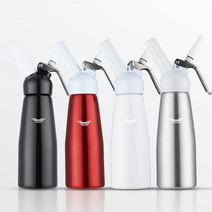 생크림 휘핑기 500ml 음료 알루미늄 알루미늄휘핑기 커피숍 휘퍼 거품 메이커 거품기 - 상품 이미지