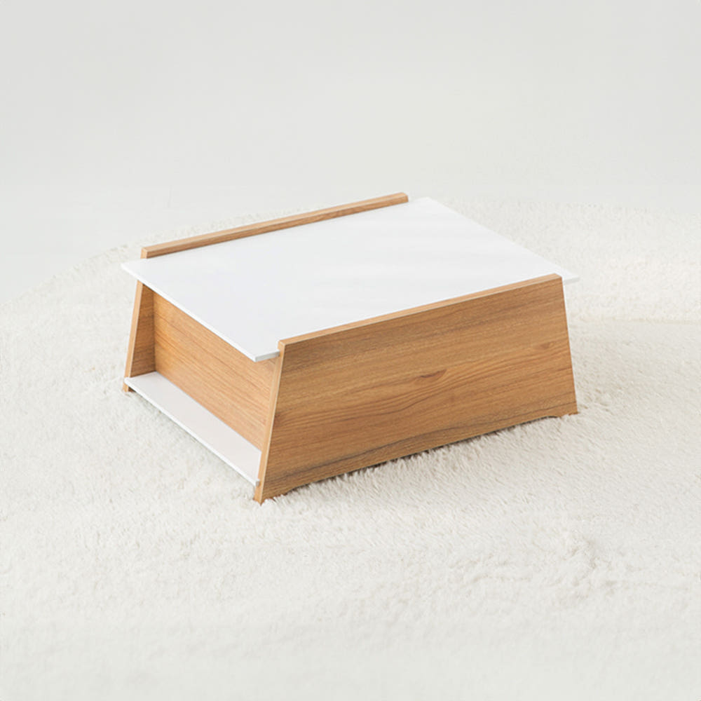 밀캄 수납박스 575x405x240mm, 1단, 화이트 5600.2486 이미지 6