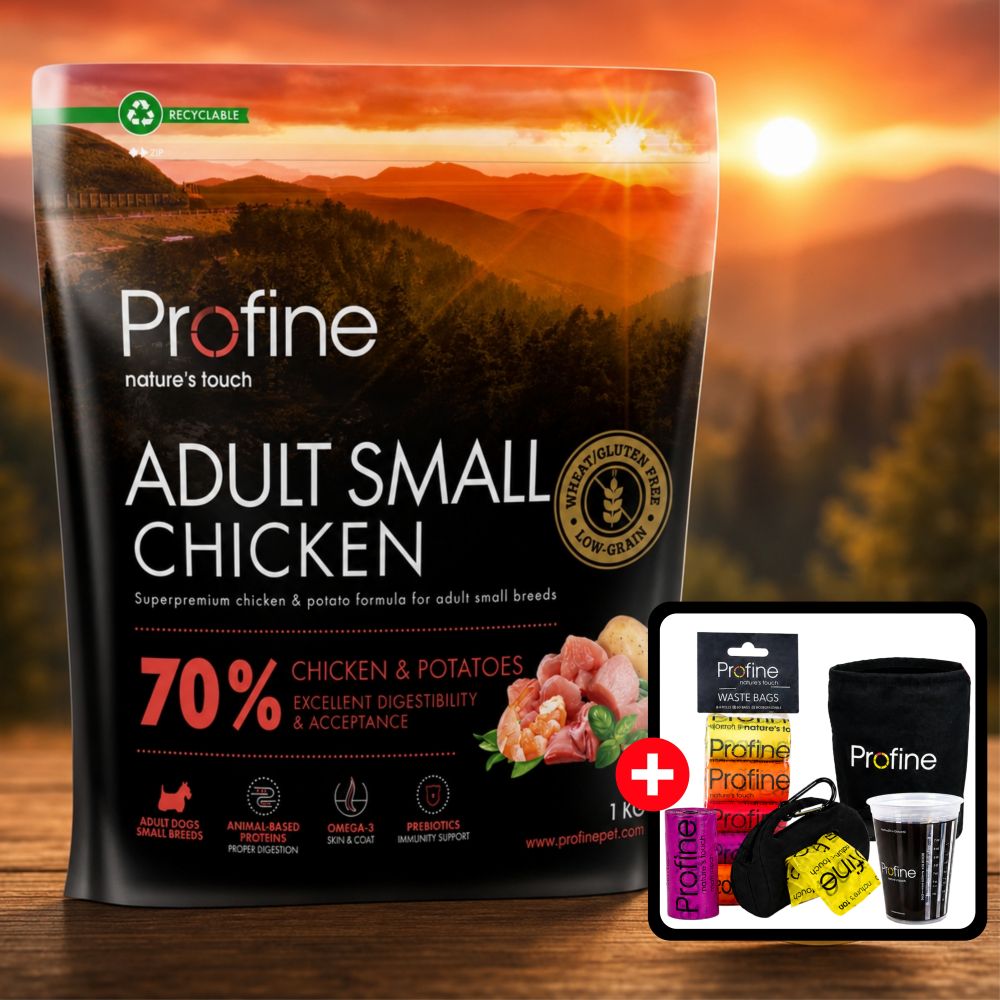 (+풉백셋트) 프로파인 내추럴터치 독 스몰바이트 치킨과 새우, 1kg, 1개