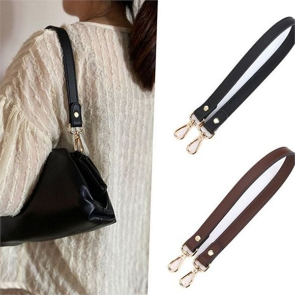 리폼 가죽 가방 끈 48cm 교체 가방 핸들 스트랩 숄더 - 상품 이미지