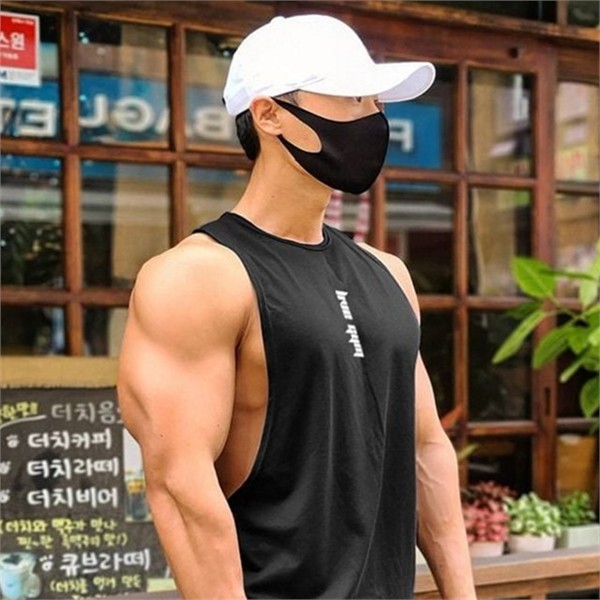 트레이닝 남성 헬스 나시 운동복 남성 스포츠 웨어 나시 민소매 - 상품 이미지