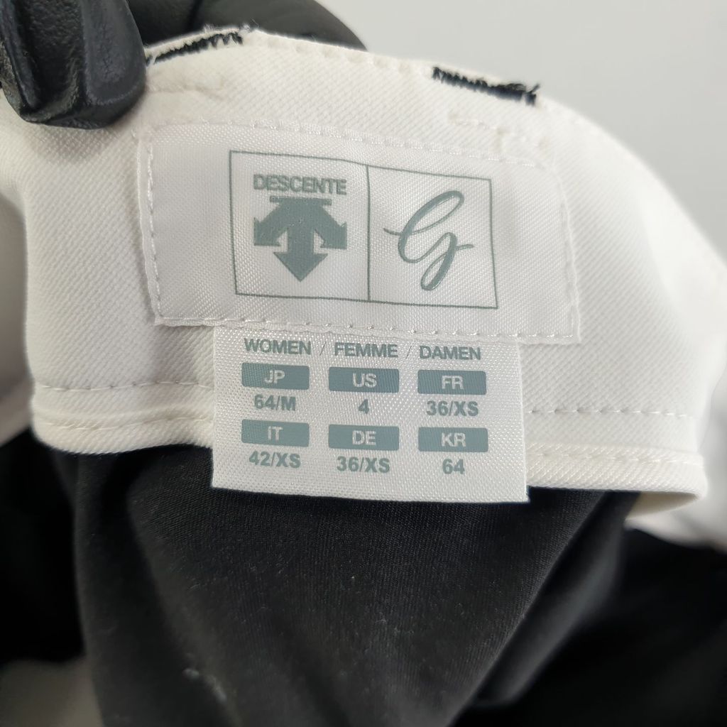 데상트 블랙 여자 미니스커트 S O0392 이미지 6