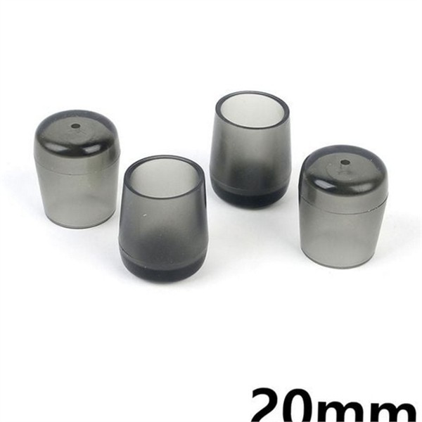 소음방지 의자 다리 보호 캡 4pX4개20mm 스크래치방지 의자 다리 커버 - 상품 이미지