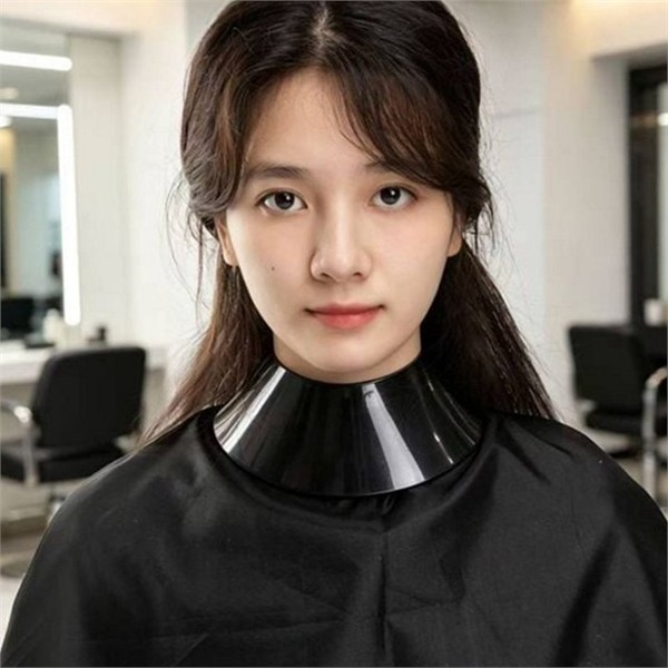 실리콘 미용실 넥 커버 넥가드 미용실 목 보호대 커트 헤어 - 상품 이미지