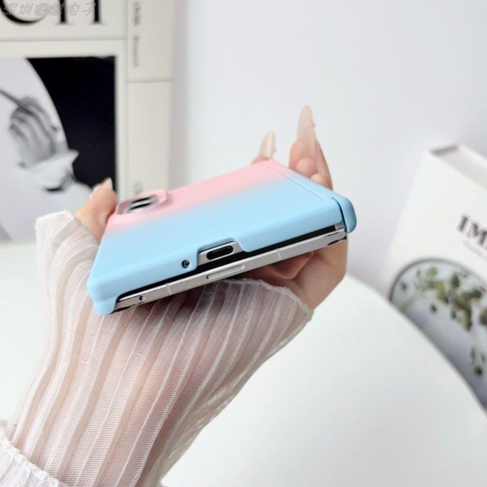 갤럭시z 폴드8 와이드 울트라 케이스 그라데이션 컬러 힌지 보호 커버 - 상세 이미지 5