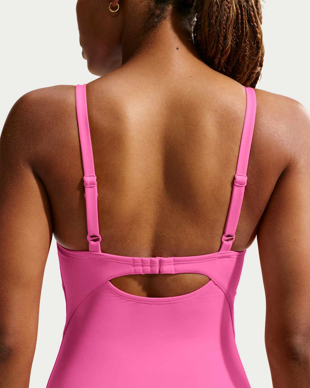 Nike Swim Effortless Essential One Piece Pink Glow, XL - 상세 이미지 4