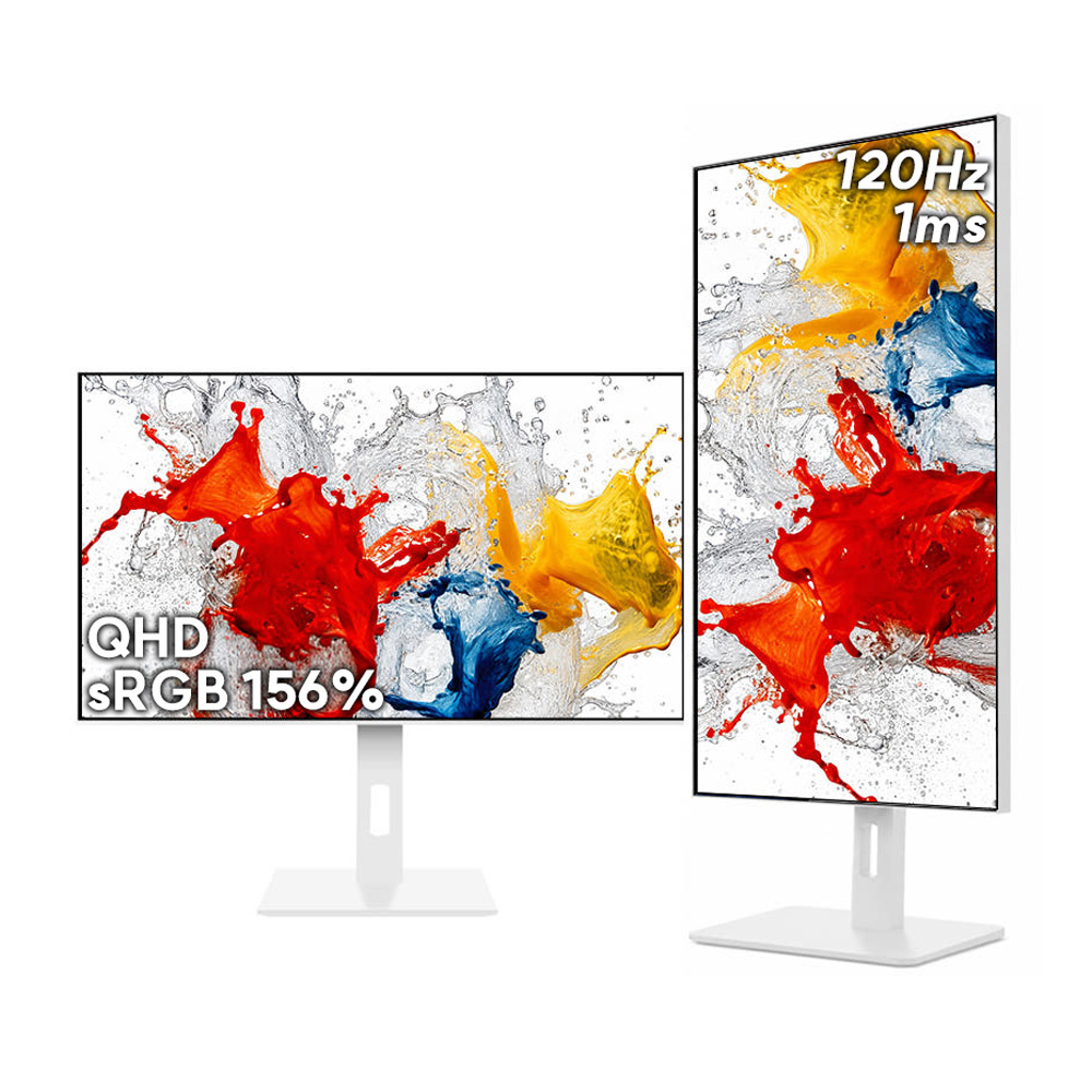 이노스 27QLS120M QHD 120Hz IPS USB-C HDR 게이밍 멀티스탠드 일반