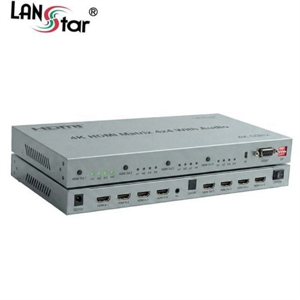 디지털 hdmi 매트릭스 셀렉터 4x4 비디오 4k hdmi 분배기 4x4 - 상품 이미지