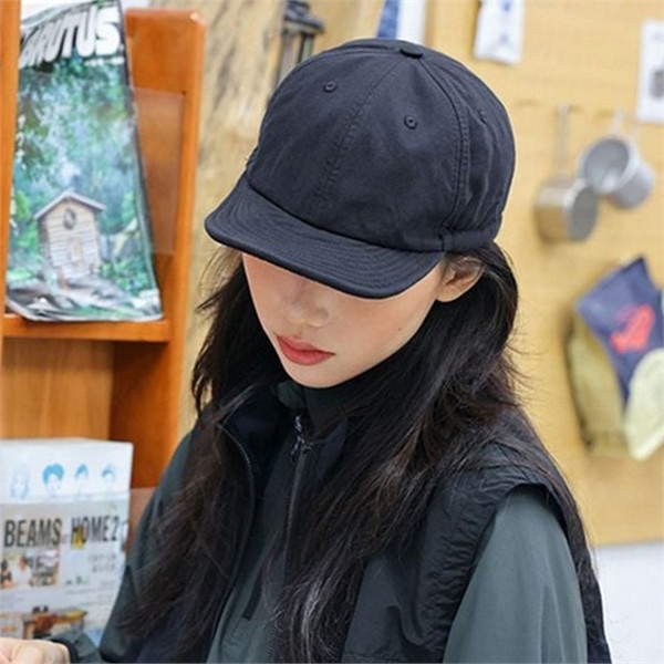데일리 짧은 챙 모자 캐주얼 스트링 모자 아웃도어 남성 볼캡 - 상품 이미지