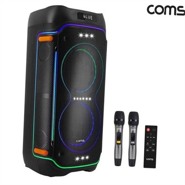 휴대용 이동식 블루투스 스피커 500W 노래방 무선 마이크 스피커 버스킹 - 상품 이미지