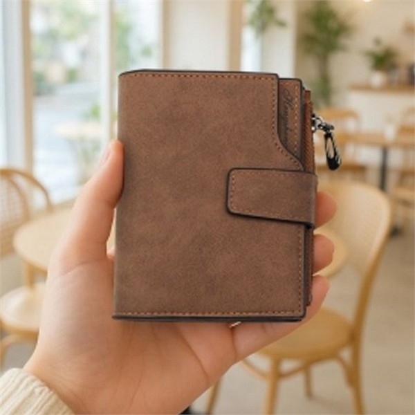 캐주얼 남성 반지갑 슬림 남성 인조 가죽 패션 동전 지갑 - 상품 이미지