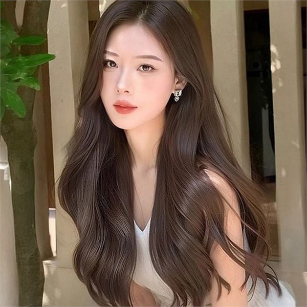 고열사 여성 롱 웨이브 가발 통가발 여성 원터치 가발 간편 - 상품 이미지