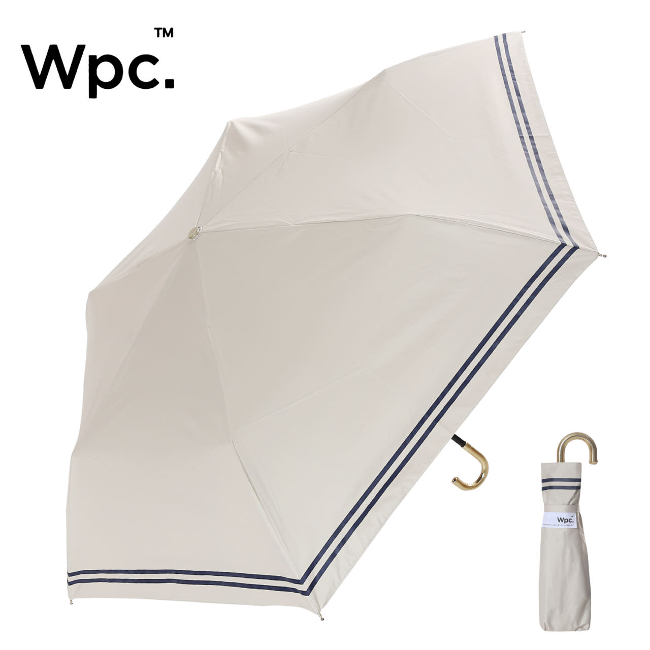 Wpc 양산 세일러 마린 우양산 자외선 차단 암막 초경량 접이식 미니 양우산 - 상세 이미지 3