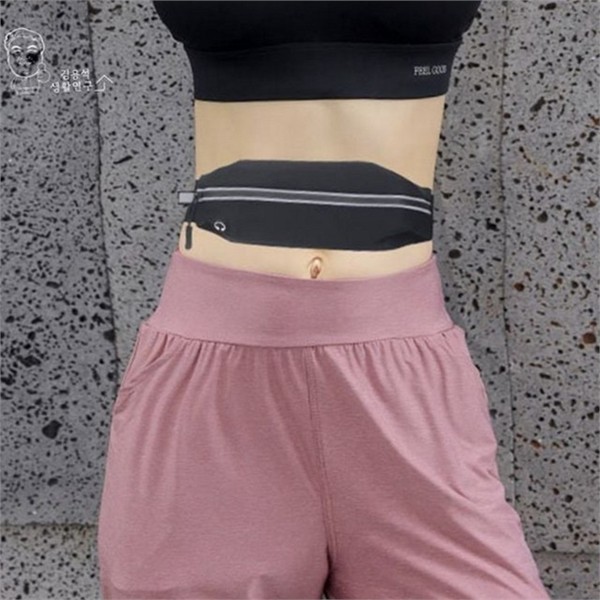 러닝 스포츠 허리 가방 조깅 야외 활동 허리 가방 소지품 - 상품 이미지