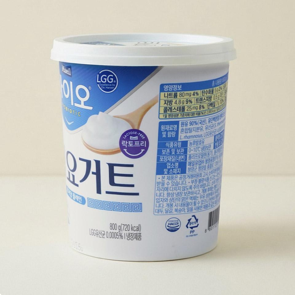 메가마트 매일 바이오 그릭요거트 플레인 800g - 상세 이미지 2
