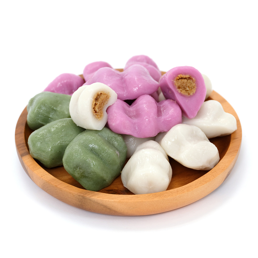 무설탕 깨송편 제로송편 어린이간식 식사대용 개별포장 1kg - 상품 이미지