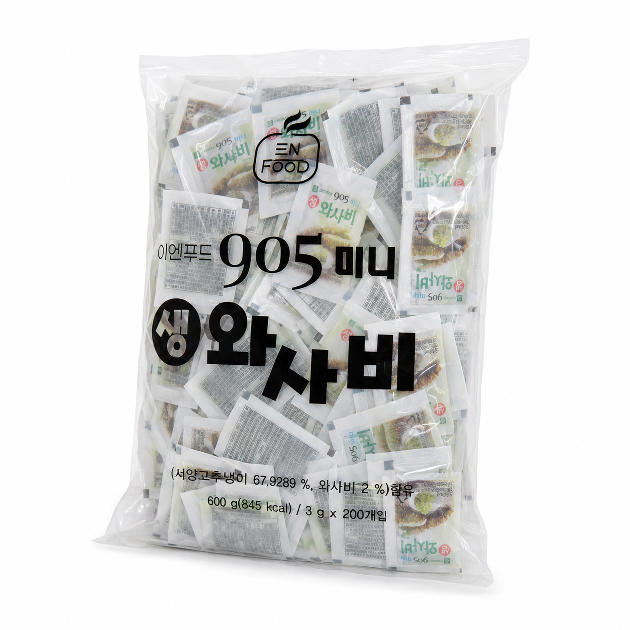 이엔푸드 미니 905 냉동 생와사비 (3gX200개입) 600g, 1개 - 상세 이미지 4