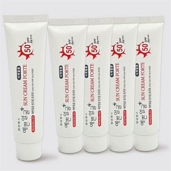 데일리 자외선 차단제 25g5개 온가족 자외선 크림 휴대용 사계절 얼굴 - 상품 이미지