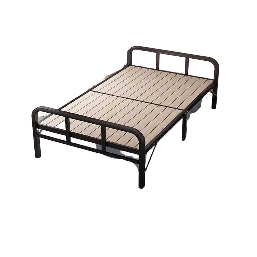 조립식 평상 베란다 원룸 방부목 철제 야외 원목 침대 70cm (1인) - 상품 이미지