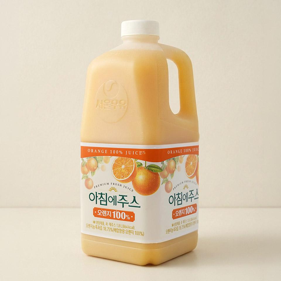 메가마트 서울우유 아침에주스 오렌지 1.8L - 상세 이미지 2