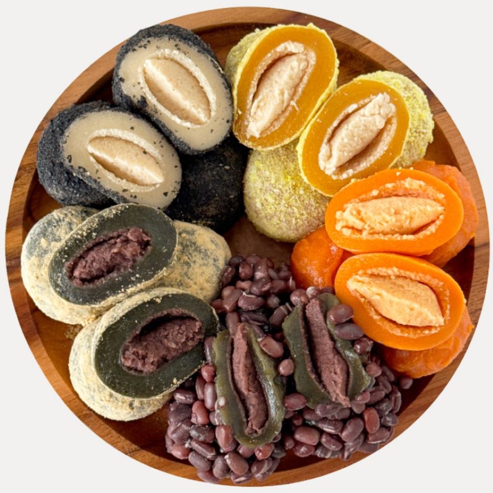 제주 오메기떡 제라헌 제주도떡 황칠 차조떡 한라봉 흑임자 단호박 팥 쑥 혼합 1.1kg - 상세 이미지 2