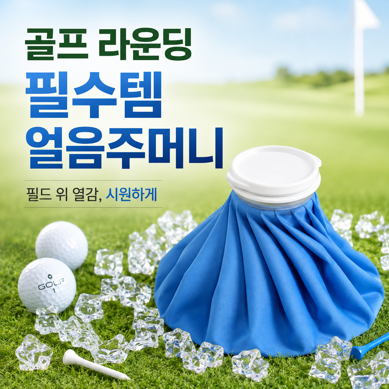 부드러버 얼음주머니 냉온 찜질기 아이스쿨팩 찜질팩 기본형 이미지 6