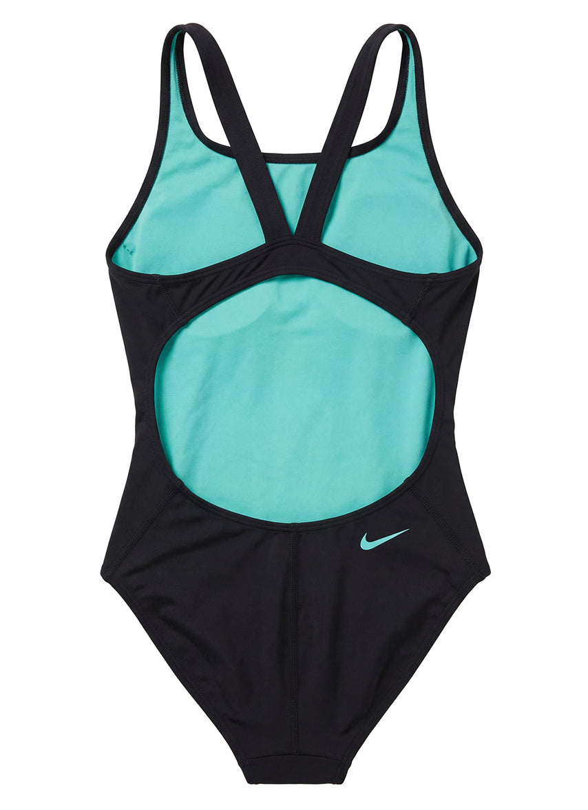 Nike Swim 로고 패스트백 원피스 Black, 40 - 상세 이미지 2