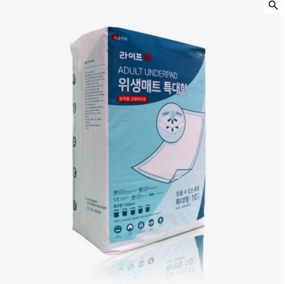제왕절개산모패드 출산준비물리스트 출산용품 특대형 10매 - 상세 이미지 2