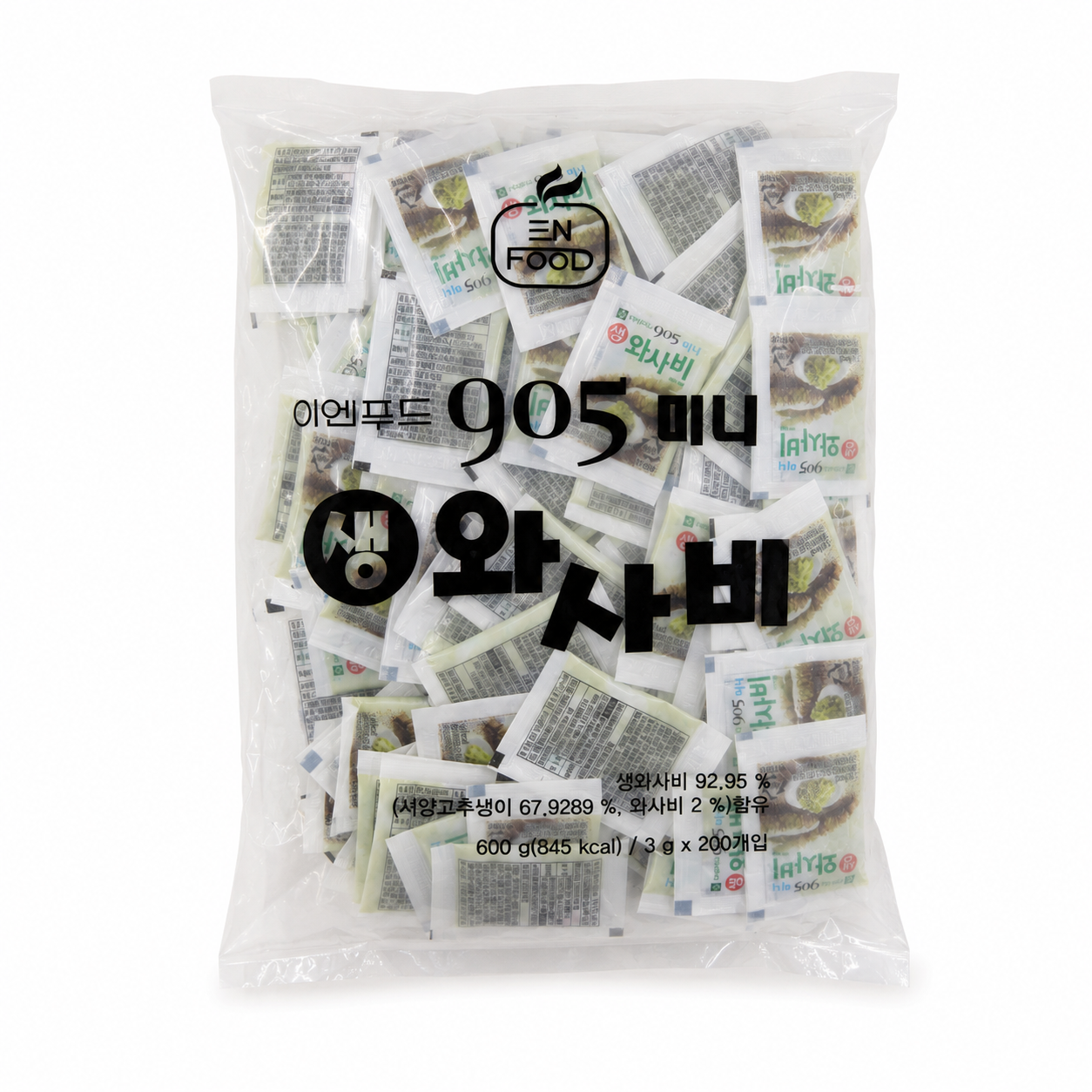 이엔푸드 미니 905 냉동 생와사비 (3gX200개입) 600g, 1개