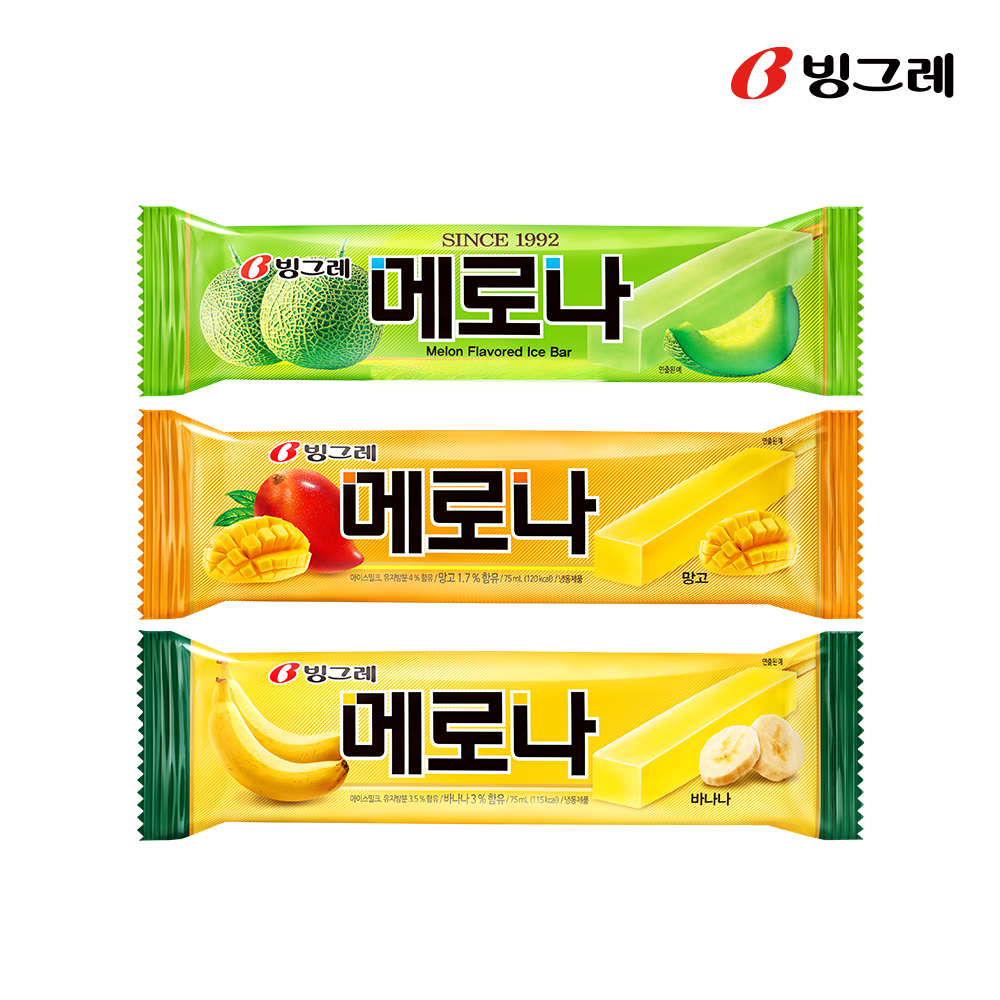 빙그레 메로나 75ml 3종 택3 아이스크림 - 상세 이미지 2