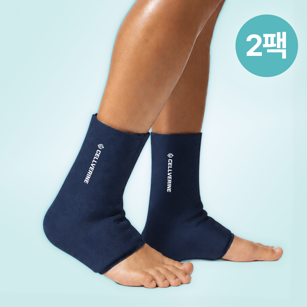 셀버린 발목 밴드 스포츠 아이싱 냉찜질팩 온찜질팩 마라톤 러닝 크로스핏 S/M,L/XL, 2개 - 상품 이미지